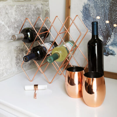 Copper Wine Rack