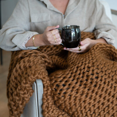 Chunky Knit Throw