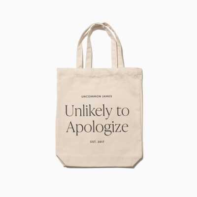 Motto Canvas Tote Bag