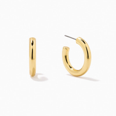 Classic Thick Gold Hoops