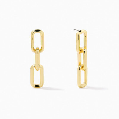 Triple Link Earrings