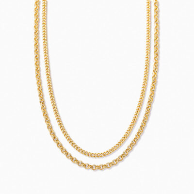 Double Up Chain Necklace