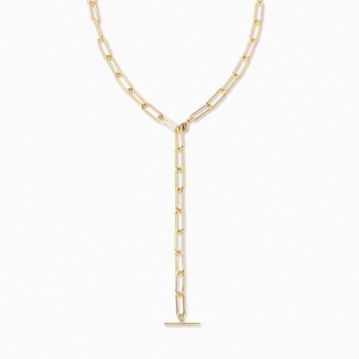 Excessive Chain Lariat Necklace