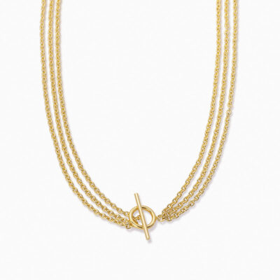 Iconic Triple Chains Necklace