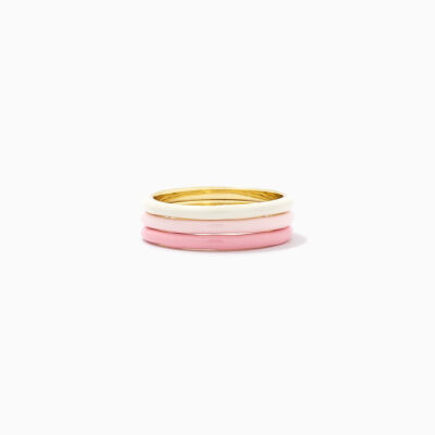 Pink Ombré Ring (Set of 3)