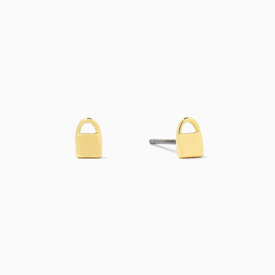 Lock Stud Earrings