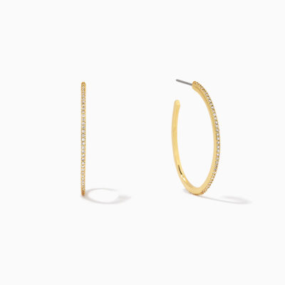 Pavé Hoop Earrings