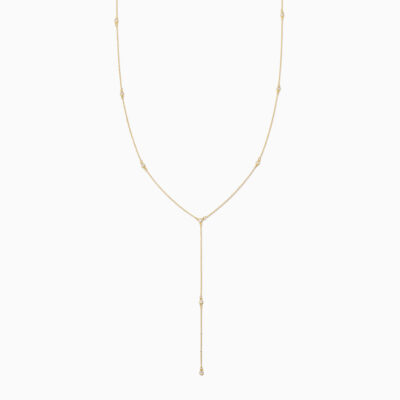 Icy Lariat Necklace