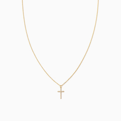 Pavé Cross Necklace