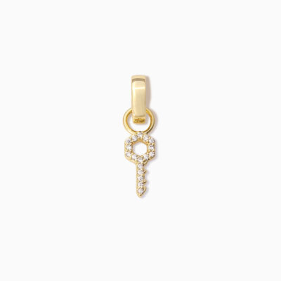 Pavé Key Charm