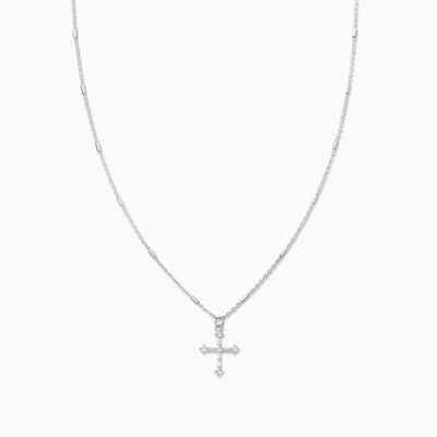 Bold Cross Pendant Necklace