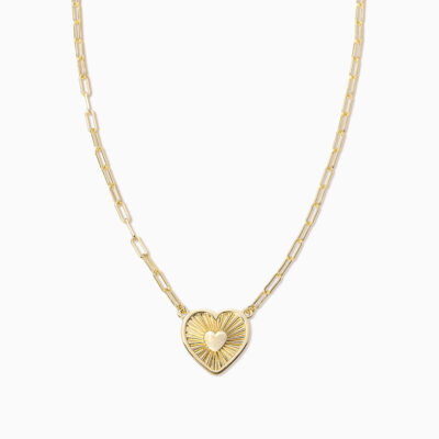 Radiating Heart Necklace