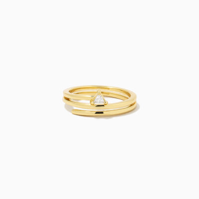 Triangle Spiral Ring