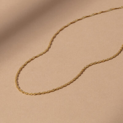 Twist Chain Vermeil Necklace