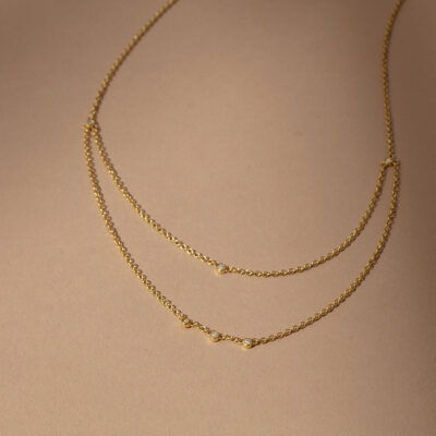 Layered Chain Vermeil Necklace